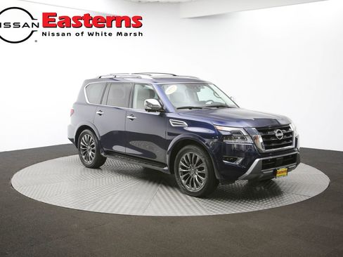 Used 2023 Nissan Armada Platinum w/ Captain's Chairs Package AWD/4WD image 52