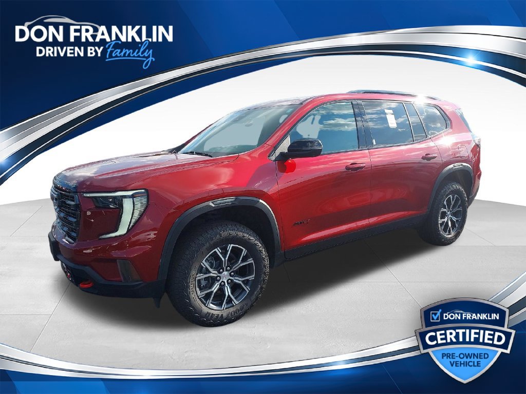 Used 2025 GMC Acadia AT4 w/ LPO, Floor Liner Package AWD/4WD 360° Tour