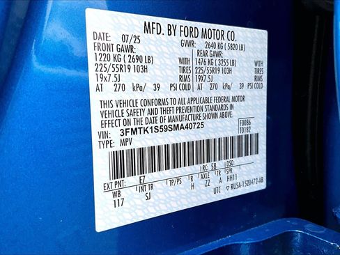 Certified 2025 Ford Mustang Mach-E Select w/ Interior Protection Package image 33