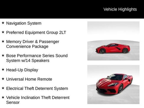 Used 2024 Chevrolet Corvette Stingray Preferred Cpe w/ 2LT RWD image 3