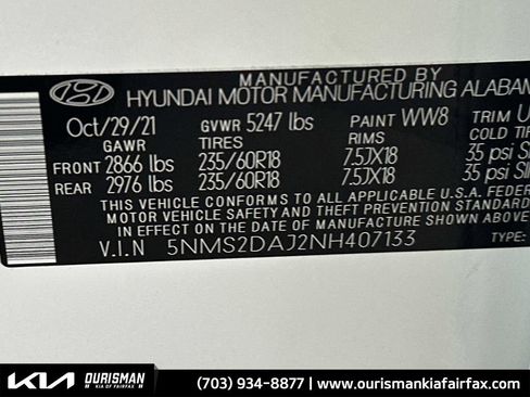 Used 2022 Hyundai Santa Fe SEL w/ Cargo Package image 30