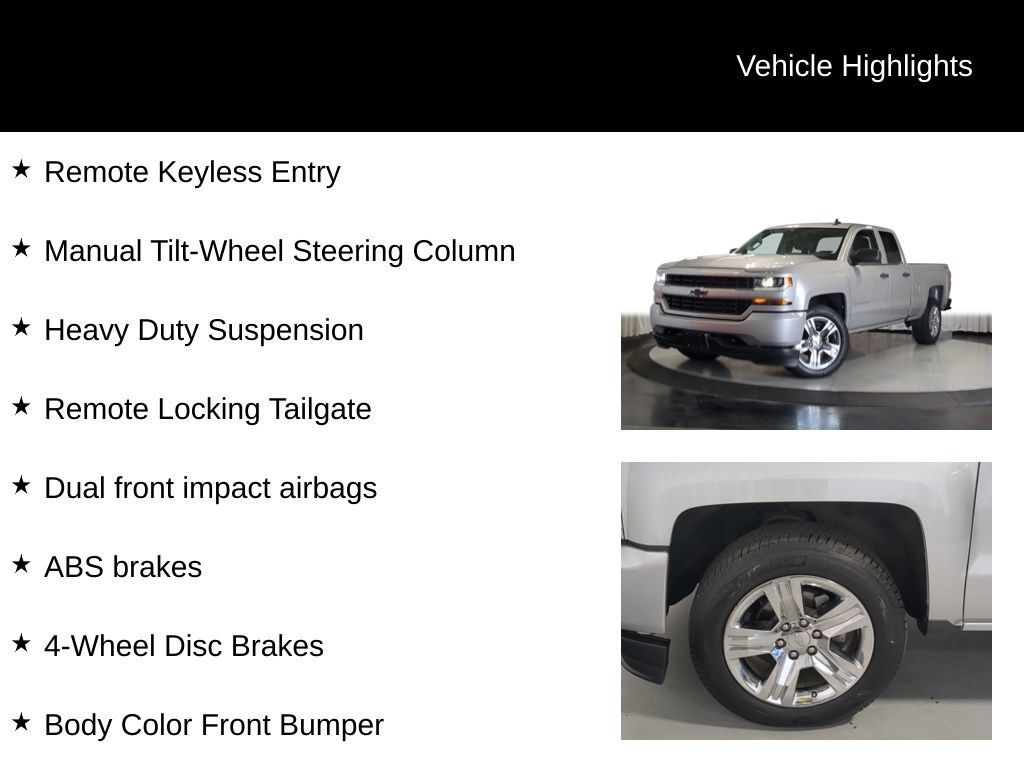 Used 2019 Chevrolet Silverado 1500 Custom w/ Custom Convenience Package AWD/4WD image 25
