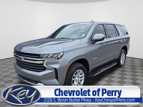 Used 2021 Chevrolet Tahoe LT RWD image 1