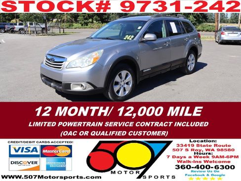 Used 2010 Subaru Outback 2.5i Premium AWD/4WD image 3