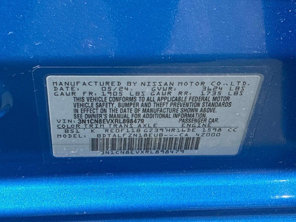 Certified 2024 Nissan Versa SV FWD image 23