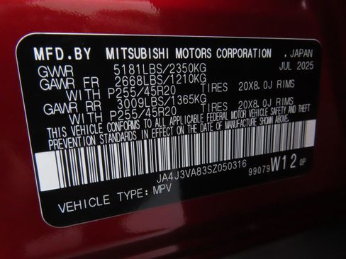 New 2025 Mitsubishi Outlander SE image 27