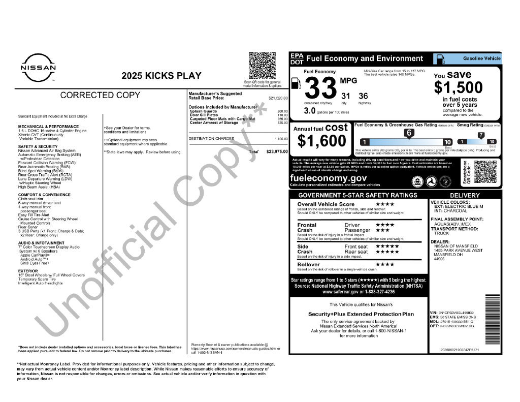 Used 2025 Nissan Kicks Play S FWD image 12