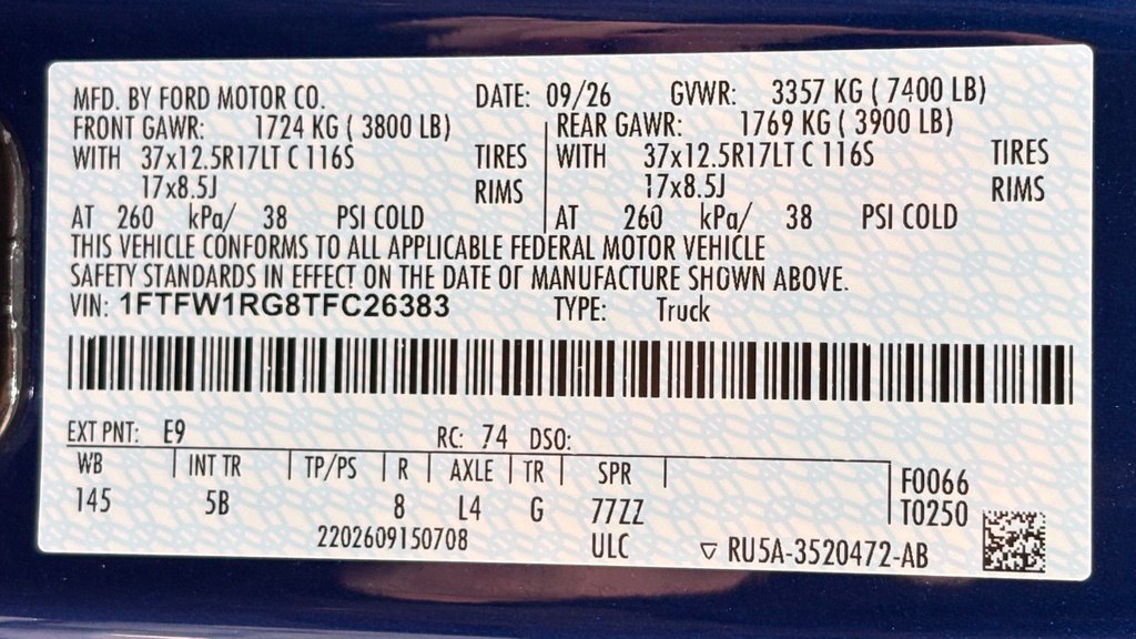 New 2026 Ford F150 Raptor AWD/4WD image 52