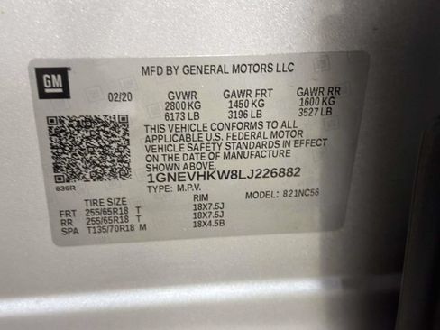 Used 2020 Chevrolet Traverse LT AWD/4WD image 39