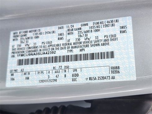 Used 2025 Ford Escape ST-Line Select image 36