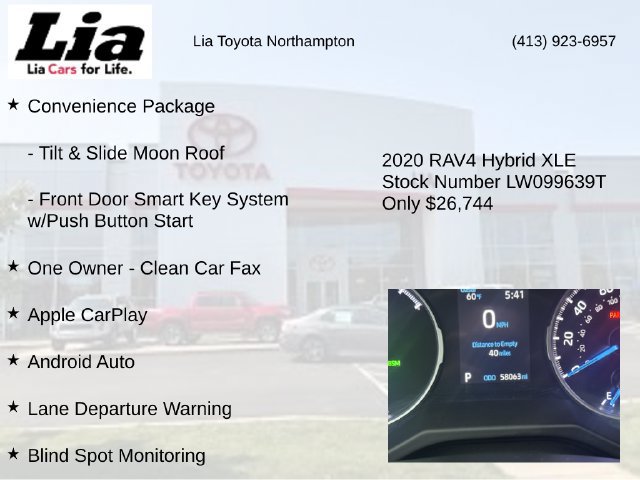 Used 2020 Toyota RAV4 XLE w/ Convenience Package AWD/4WD image 7