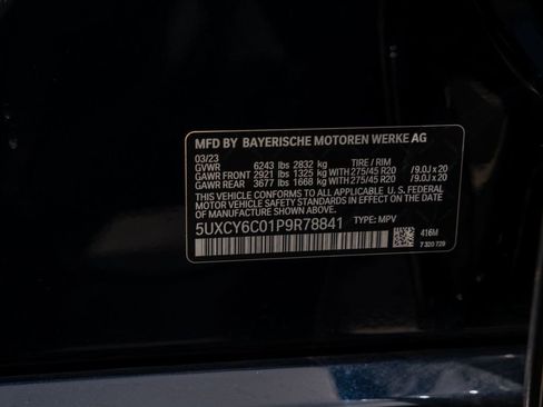 Used 2023 BMW X6 xDrive40i w/ M Sport Package AWD/4WD image 58