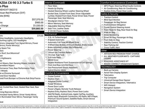 New 2026 MAZDA CX-90 3.3 Turbo S w/ Premium Plus AWD/4WD image 6