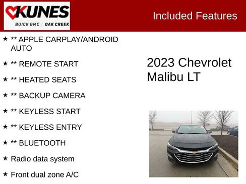 Used 2023 Chevrolet Malibu LT image 2