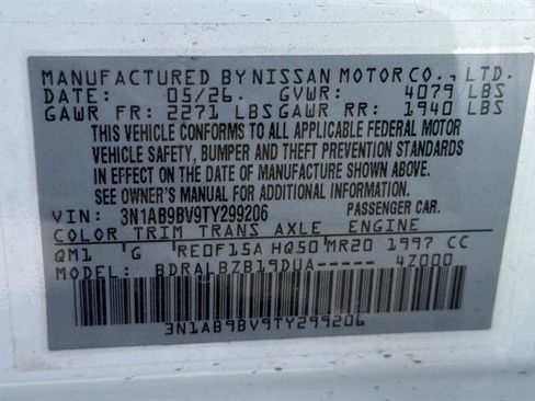 New 2026 Nissan Sentra S w/ Floor Mat Package FWD image 31