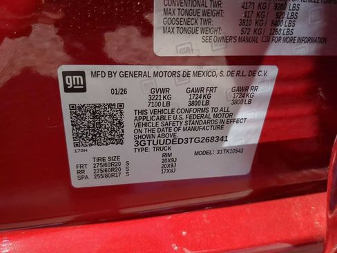 New 2026 GMC Sierra 1500 SLT w/ SLT Premium Plus Package AWD/4WD image 31