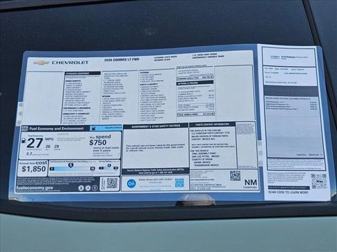 New 2026 Chevrolet Equinox LT image 18