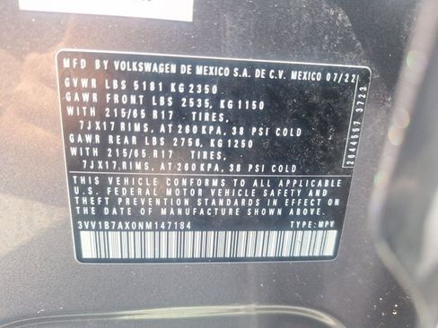 Used 2022 Volkswagen Tiguan S FWD image 20