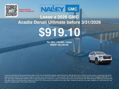 New 2026 GMC Acadia Denali Ultimate