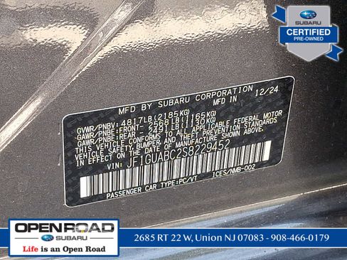 Certified 2025 Subaru Impreza 2.0i image 27