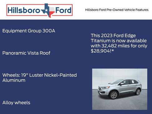Used 2023 Ford Edge Titanium AWD/4WD image 3