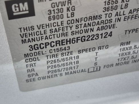 Used 2015 Chevrolet Silverado 1500 LT w/ All Star Edition RWD image 15