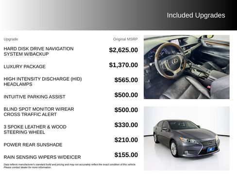 Used 2014 Lexus ES 350 w/ Luxury Package FWD image 5