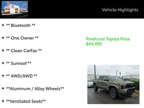 Used 2025 Toyota Tacoma TRD Sport w/ TRD Sport Premium Package image 7