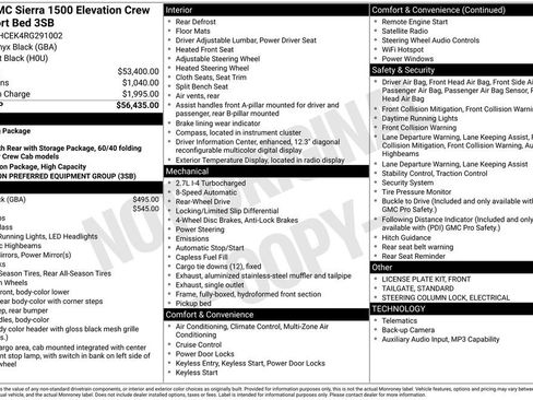 Used 2024 GMC Sierra 1500 Elevation RWD image 43