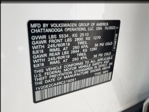 Used 2024 Volkswagen Atlas Cross Sport SE image 50