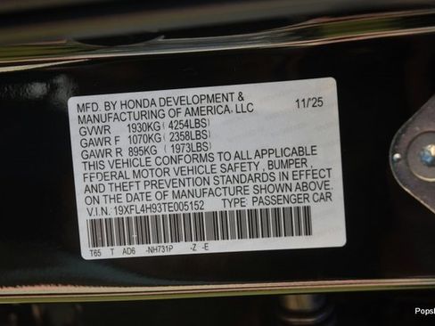 New 2026 Honda Civic Sport Touring image 17