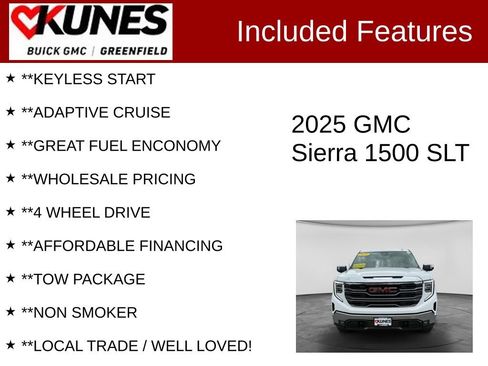 Used 2025 GMC Sierra 1500 SLT AWD/4WD image 3