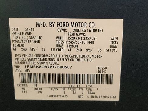 Used 2019 Ford Explorer XLT image 33