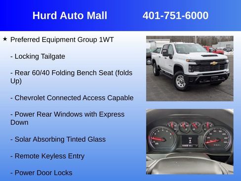 Used 2025 Chevrolet Silverado 2500 W/T w/ WT Convenience Package image 6