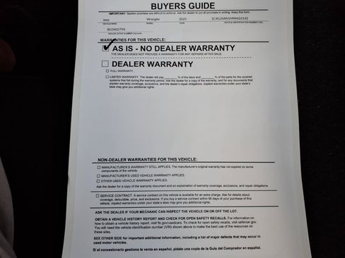Used 2021 Jeep Wrangler Sport AWD/4WD image 35
