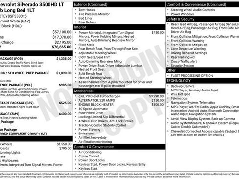 Used 2025 Chevrolet Silverado 3500 LT w/ Safety Package AWD/4WD image 17