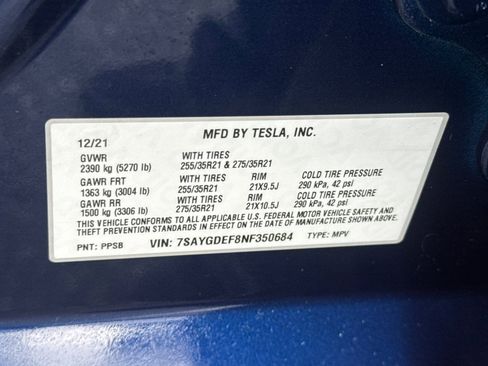 Used 2022 Tesla Model Y Performance AWD/4WD image 52