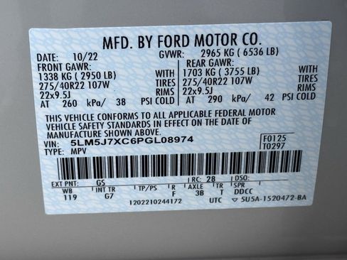 Used 2023 Lincoln Aviator Reserve w/ Equipment Group 201A image 48