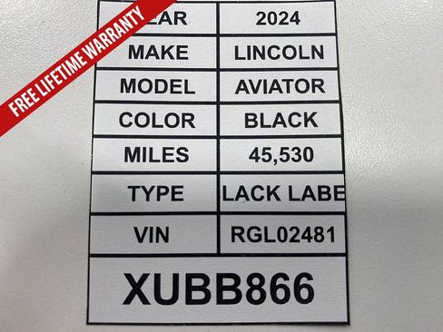 Used 2024 Lincoln Aviator Black Label w/ Jet Package AWD/4WD image 42