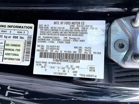 Used 2017 Ford Mustang Coupe w/ Ecoboost Performance Package image 8