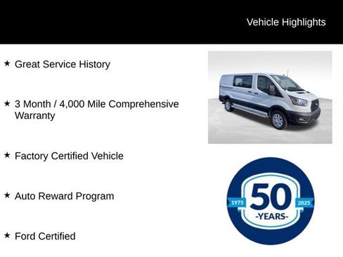 Used 2024 Ford Transit 250 Low Roof w/ Exterior Upgrade Package RWD image 7