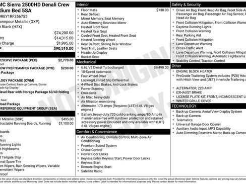 Used 2024 GMC Sierra 2500 Denali w/ Denali Reserve Package AWD/4WD image 4