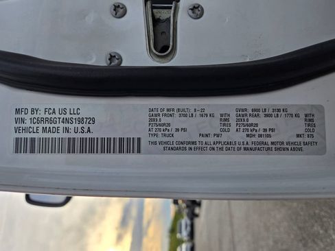 Used 2022 RAM 1500 Warlock w/ Electronics Group RWD image 34