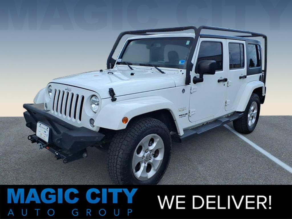 Used 2015 Jeep Wrangler Unlimited Sahara w/ Dual Top Group AWD/4WD image 1