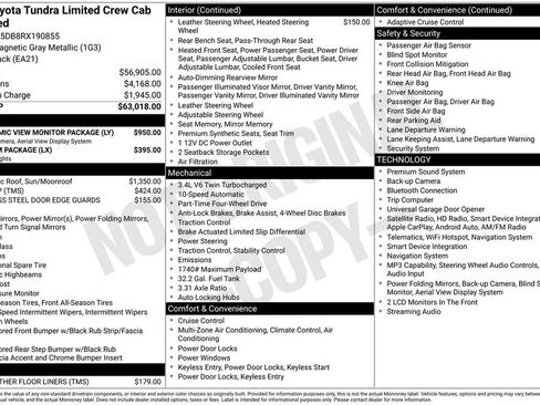 Used 2024 Toyota Tundra Limited AWD/4WD image 14