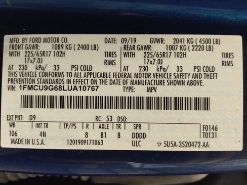 Used 2020 Ford Escape SE AWD/4WD image 33