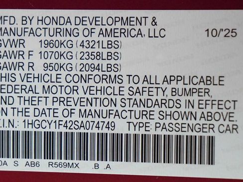 Used 2025 Honda Accord SE image 30