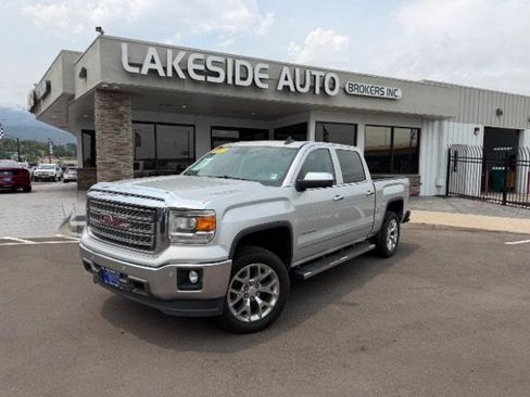Used 2015 GMC Sierra 1500 SLT w/ SLT Crew Cab Value Package RWD image 1