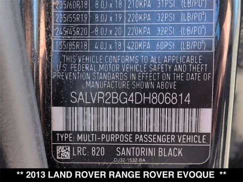 Used 2013 Land Rover Range Rover Evoque Pure Premium image 32