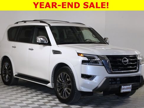 Used 2023 Nissan Armada Platinum w/ Captain's Chairs Package image 1